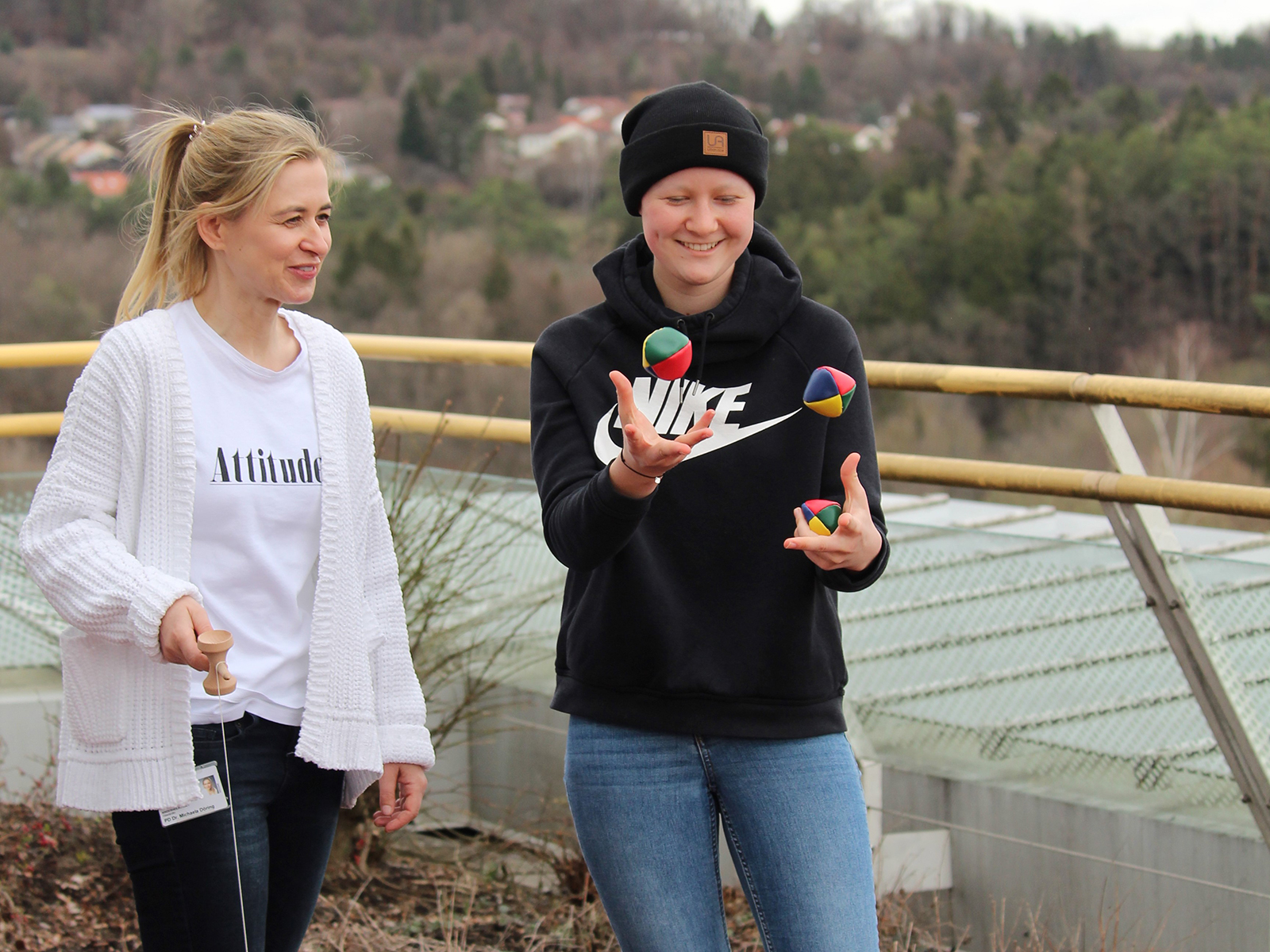 therapeutin mit krebskrankem kind