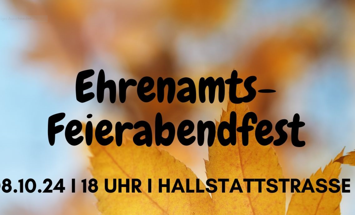 Ehrenamtsfest am 08.10.2024
