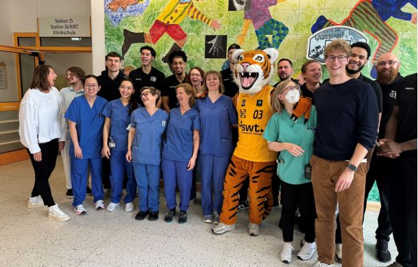 Tierische Freude auf Station!